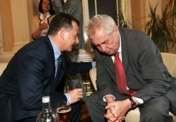 S kým to jsem? S prezidentem!