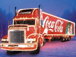 Vánoční Coca - Cola kamion