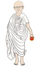 Valenta jako Gándhí? (autor: Václav Teichmann, MF DNES)